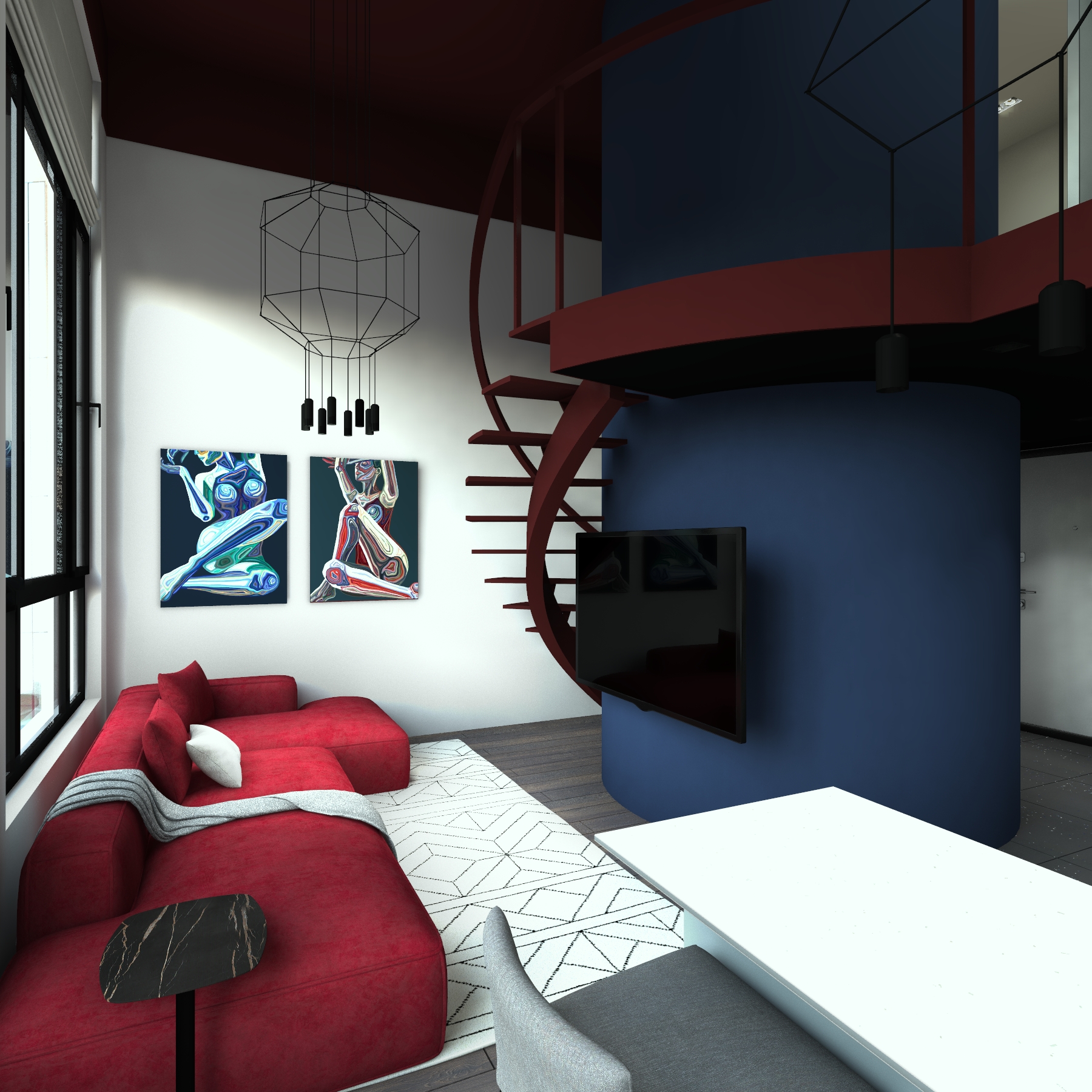 Blue or Red